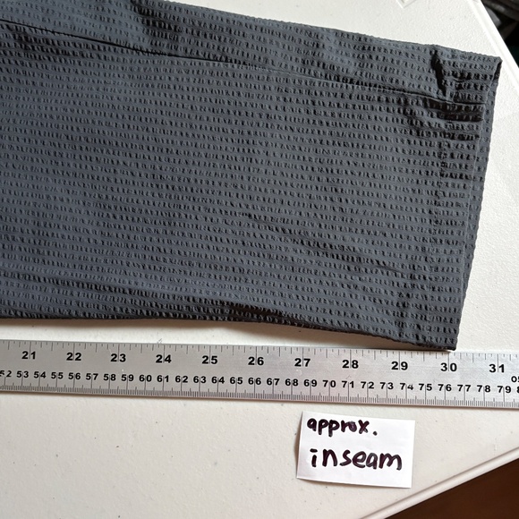 Lululemon Bowline Seersucker Joggers Pants - Men's Size L - Gray - Picture 7 of 7